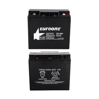 Euroone EO1218 12 Volt 18 Amper Bakımsız Kuru AGM Akü