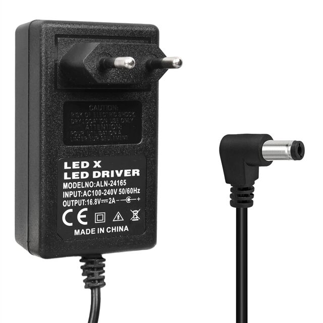 Powermaster PM-5284 16.8 Volt - 2 Amper - 33.6 Watt 5.5*2.5 Mm L Uçlu Şarjlı Matkap Adaptörü