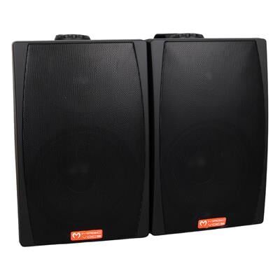 MagicVoice MV-03 16 CM 60 Watt Komütatörlü Hat Trafolu Siyah Sütun Hoparlör (2'li Takım)