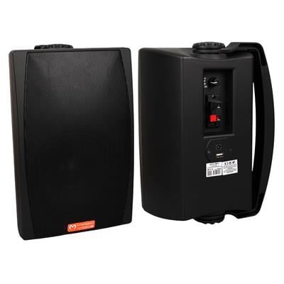 MagicVoice MV-03 16 CM 60 Watt Komütatörlü Hat Trafolu Siyah Sütun Hoparlör (2'li Takım)