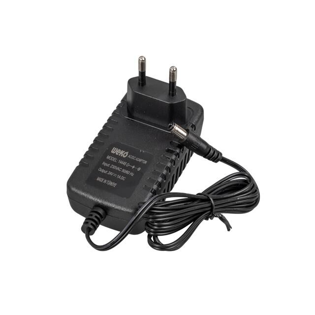 Weko 24 Volt 1 Amper 24 Watt Plastik Kasa Priz Tipi Adaptör (5.5x2.5 Uçlu)