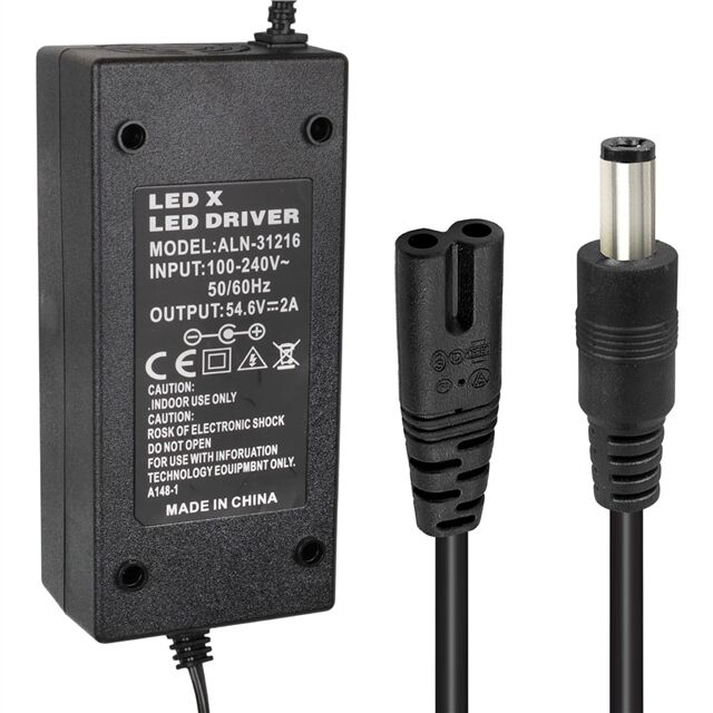 Powermaster Li-İon Lityum Piller İçin 54.6 Voltaj 2 Amper Elektrikli Bisiklet Şarj Cihazı