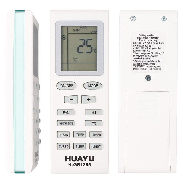 Huayu K-GR1355 Flair YB1FA Duvar Tip BTU Klima Kumandası