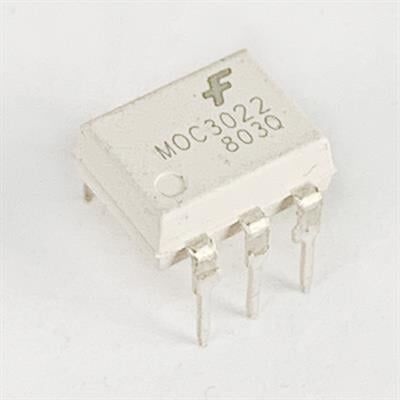 MOC 3022 DIP-6 Triac Çıkışlı Optokuplör Entegresi