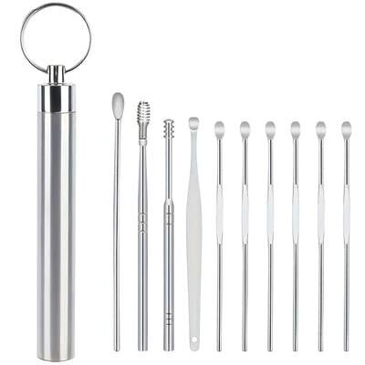 Sunup SN-27132 Paslanmaz Çelik 10'lu Kulak Temizleme Seti