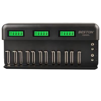 Beston C9036wl AA/AAA/9v/C Boy/Dboy/Ni-Mh/Ni-Cd/9v/Lityum Pil Lcd Ekranlı Hızlı Şarj Cihazı