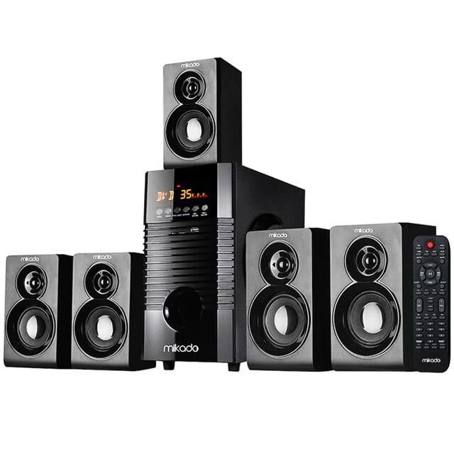 Mikado MD-856BT USB-SD-FM Destekli Multimedya 5+1 Bluetooth Speaker