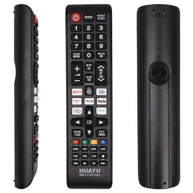 RM-L1728 Samsung Ultra Netflix Prime Rakuten Hulu Youtube Disney+ Tuşlu LCD Led TV Kumanda
