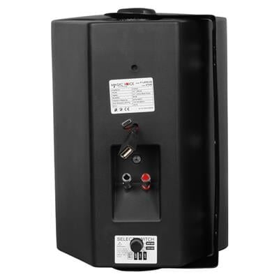 MagicVoice F-LHY6.5S 6.5'' (16 CM) Hat Trafolu Duvar Tipi Sütun Hoparlör (30W RMS / 200W Peak - MP3 USB Uyumlu) - Siyah