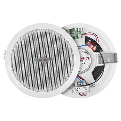 MagicVoice TPI-350 5.25'' (13.5 CM) Hat Trafolu Alçıpan/Asma Tavan Tipi Hoparlör (6W RMS - MP3 USB Uyumlu) - Beyaz