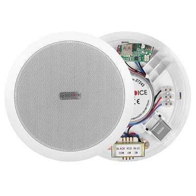 MagicVoice TPI-351 6'' (16 CM) Hat Trafolu Alçıpan/Asma Tavan Tipi Hoparlör (6W RMS - MP3 USB Uyumlu) - Beyaz