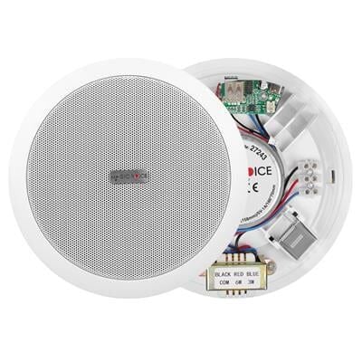 MagicVoice TPI-351 6'' (16 CM) Hat Trafolu Alçıpan/Asma Tavan Tipi Hoparlör (6W RMS - MP3 USB Uyumlu) - Beyaz