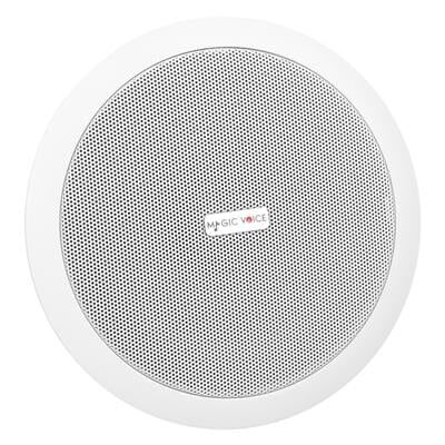 MagicVoice TPI-351 6'' (16 CM) Hat Trafolu Alçıpan/Asma Tavan Tipi Hoparlör (6W RMS - MP3 USB Uyumlu) - Beyaz