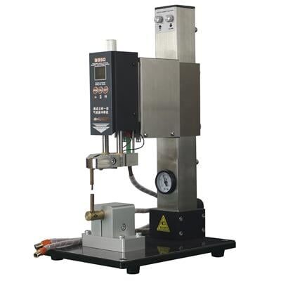 Glitter G350 Pnömatik Profesyonel Otomatik Pil Puntalama Kaynak Makinesi Kaynak Başlığı ve Kontrol Ünitesi