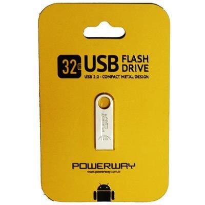 Powerway 32 Gb Metal Tip USB Flash Bellek