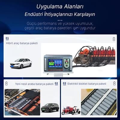 Sunkko D2532 Elektrikli Araç Lityum Batarya Akü Modülü Dengeleyici - Test Cihazı Analizörü