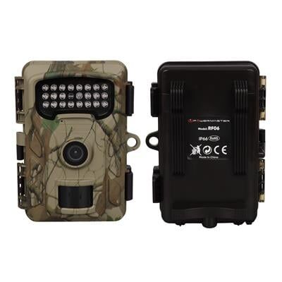 Powermaster RF06 20MP 24 Led PIR Sensörlü 2.0'' Renkli Lcd Ekran 128GB SD Kart Destekli Fotokapan Kamuflaj Kamera