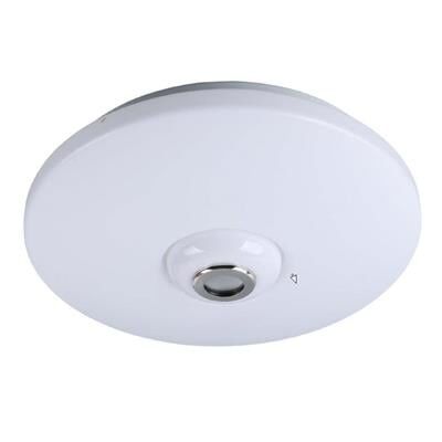 Powermaster PM-27331 Beyaz 34*9 Cm 24 Watt Bluetooth Hoparlörlü Tavan Aydınlatma (AL-BL301) Tornavida Hediyeli