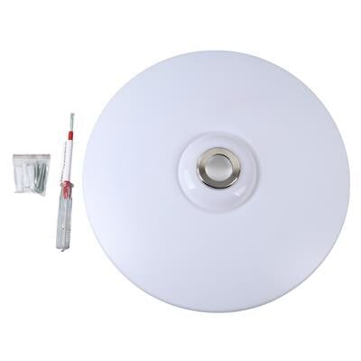 Powermaster PM-27331 Beyaz 34*9 Cm 24 Watt Bluetooth Hoparlörlü Tavan Aydınlatma (AL-BL301) Tornavida Hediyeli