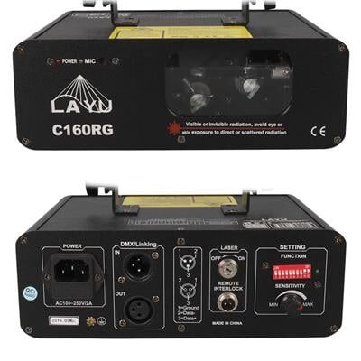 Layu C160RG Kırmızı-Yeşil Çift Renk Beam Efekt Lazeri