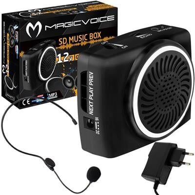 Magicvoice MV-17450 USB-SD Kart Girişli Şarjlı Mini Seyyar Rehber Anfisi