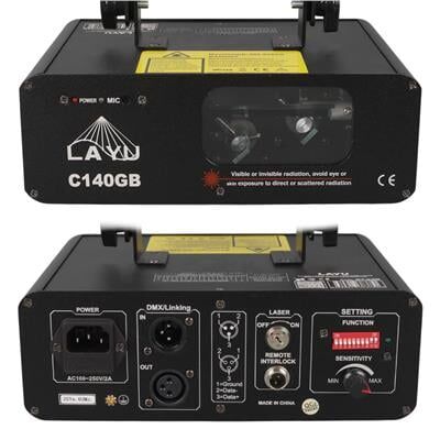 Layu C140Gb Yeşil-Mavi Çift Renk Beam Efekt Lazeri