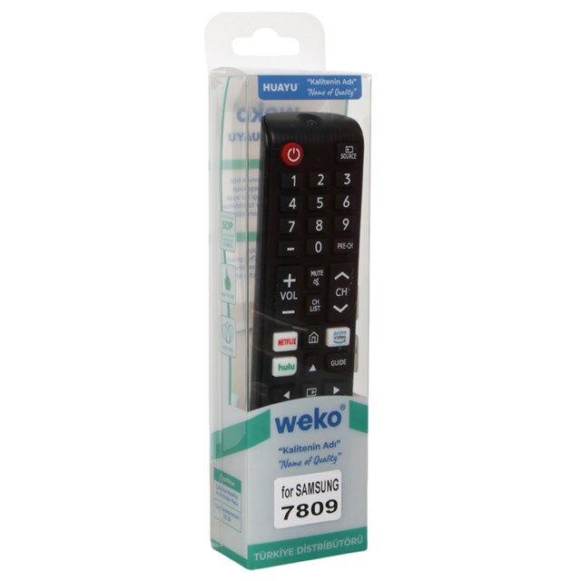Samsung H01315A - AA59 01180A- BN59 01315A - UN5RUZA - RU710D Netflix-Prime Video-Hulu Tuşlu Lcd-Led Tv Kumanda