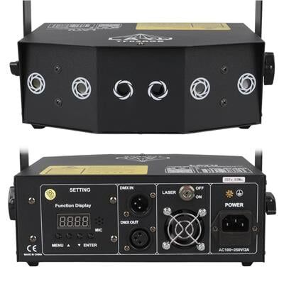Layu TF02RGB RGB Beam + RGB Twinkling Lazer DMX-AUTO-SOUND-MASTER/SLAVER