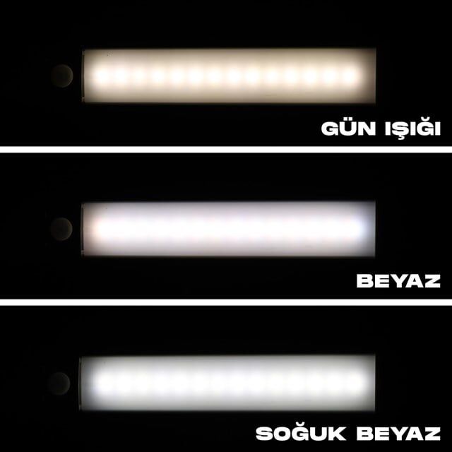 Powermaster SD-333 USB'li Hareket Sensörlü 23 Cm Ledli Lamba