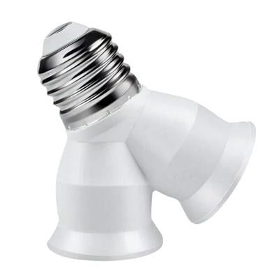 Ledx DY-101 E27 Duy Çoğaltıcı (Tek Duydan Çift E27 Lamba Bağlantısı)