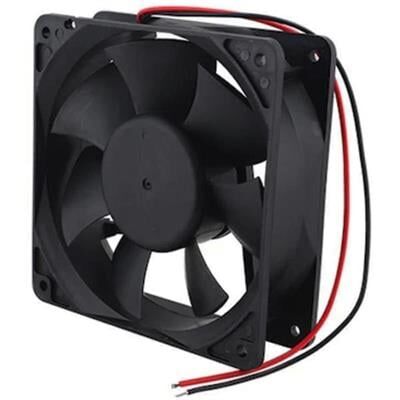 PowerMaster PM-1808 Fırçasız DC Fan 120x120x38mm 12 Volt 2 Açık Uçlu Kablolu 12X12