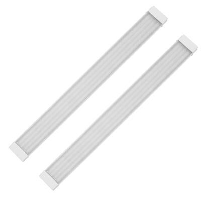 Zmr 80w 120 Cm Kristal Beyaz Led Bant Armatür 6500k 2'li Paket