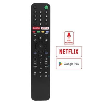 Sony RMF-TX500P Netflix-Google Play Tuşlu Ses Komutlu Lcd-Led Tv Kumanda