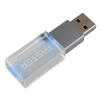 Faster 64 GB Mimi Serisi USB 3.0 Yüksek Hızlı Mavi Işıklı Metal Flash Bellek