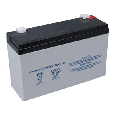 Yokohama YH-612 6 Volt - 12 Amper Akü (150x50x94 mm)