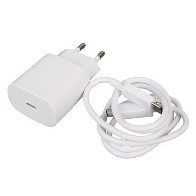 Weko WK-27878 Note10 Beyaz 25 Watt Şarj Başlık Adaptörü + Type-C To Type-C Kablo