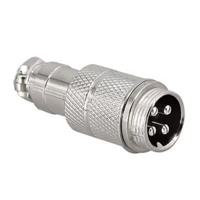 Mayk GX16-4 Pinli Metal Erkek Konnektör (M16 - 16mm)