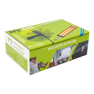 Magicvoice MV-445 Çantalı 5 Metre Kablolu 600 Ohm Yaka Mikrofonu
