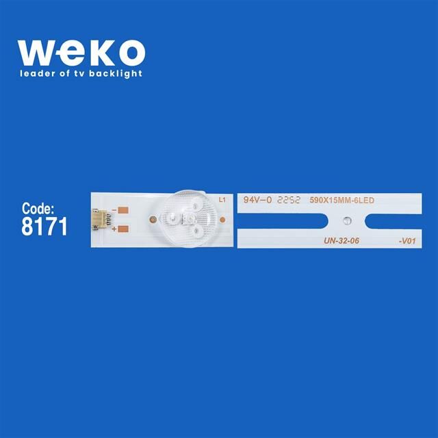 32'' Universal DLED TV Panel LED Bar - 6 LED 6V 59 CM (No: 412 / Kod: 8171)