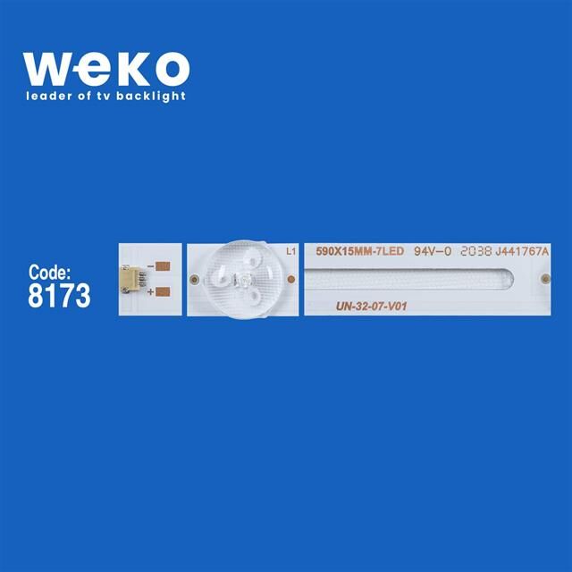 32'' Universal DLED TV Panel LED Bar - 7 LED 6V 59 CM (No: 444 / Kod: 8173)