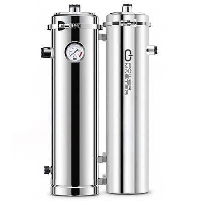 PowerMaster PM-28654 Ana Hat Su Arıtma Sistemi 10.000 L/Saat Paslanmaz Çelik Gövdeli Yıkanabilir UF-PVDF Filtreli