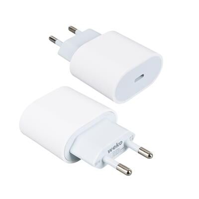Weko Wk-26524 Beyaz Pd 20 Watt Iphone Type-C Hızlı Şarj Başlığı