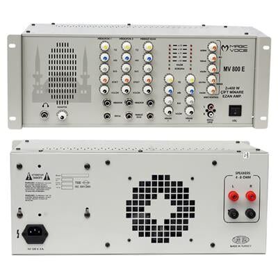 Magicvoice MV-800E Efektli 2x400 W Ezan Küp Anfi