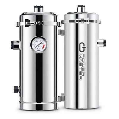 PowerMaster PM-28652 Ana Hat Su Arıtma Sistemi 3.000 L/Saat Paslanmaz Çelik Gövdeli Yıkanabilir UF-PVDF Filtreli