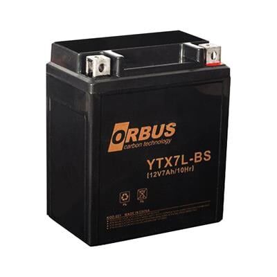 Orbus 12 V 7 Amper Elektrikli Karbon Bisiklet Aküsü YTX7L-BS