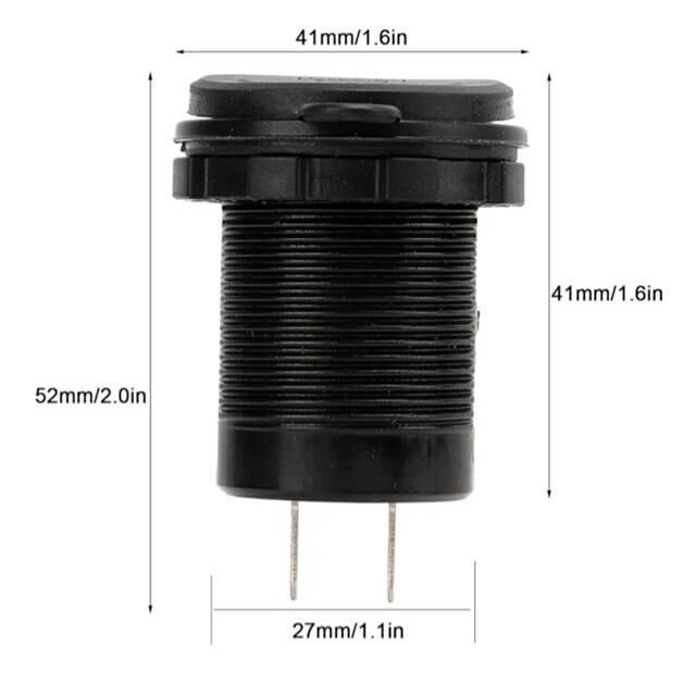 PowerMaster IC-266C-5 Pano Tipi Hızlı Şarj Soketi USB QC3.0 + Type-C PD (Otomobil-Tekne Uyumlu)