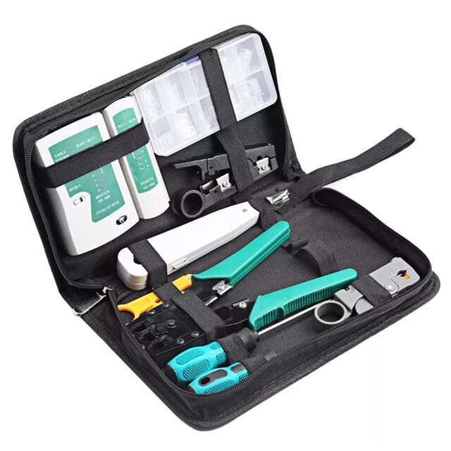 Powermaster PM-15953 RJ9-RJ11-RJ45 3'lü Penseli Kablo Test ve Onarım Seti