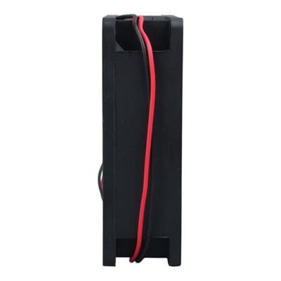 Class CF-241 DC12V 80x80x25mm Aksiyel Fan - 20cm Siyah-Kırmızı Güç Kablolu