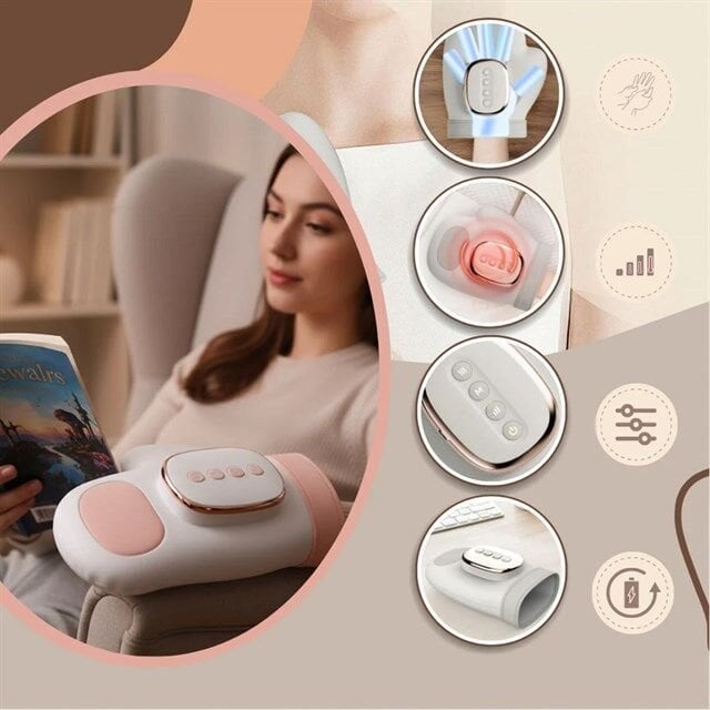 Sunup SN-30763 Isı Kompresyonlu Akıllı El Masaj Cihazı