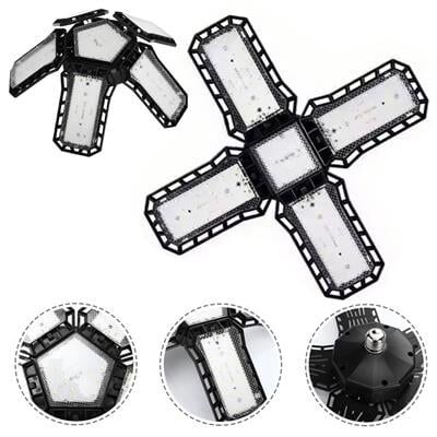 Ledx Ayarlanabilir Açılı 4 Kanatlı 108 Smd Ledli Galaxy Projektör Işığı 50W 5500 Lumen E27 32cm Çap